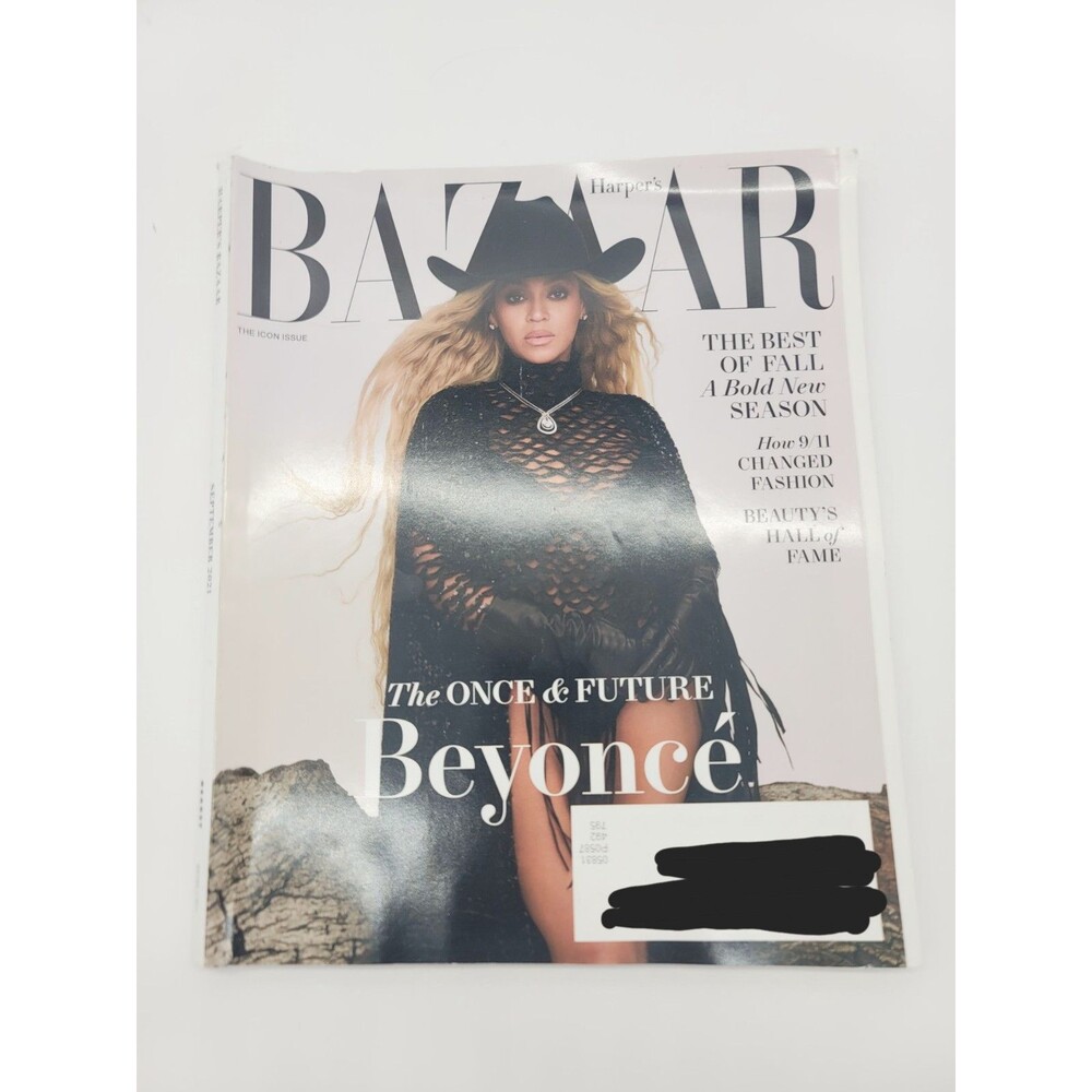 Harpers Bazaar The Once & Future Beyonce Magazine Collectible September 2001